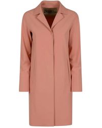 Herno - Collar-Detail Coat - Lyst