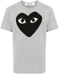 COMME DES GARÇONS PLAY - Cotton T-Shirt - Lyst