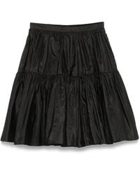 Valentino Garavani - Taffeta Silk Skirt - Lyst