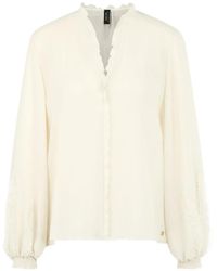 Marc Cain - Blouse Met Ruches - Lyst