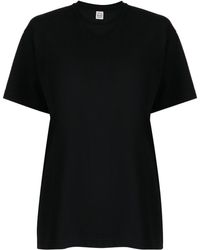 Totême - T-Shirt mit rundem Ausschnitt - Lyst