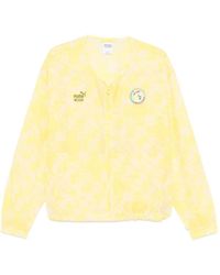 PUMA - All-Over-Pattern Zip-Up Jacket - Lyst