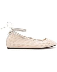 Isabel Marant - Belna lace-up ballerina shoes - Lyst