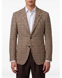 Lardini - Prince Of Wales Check Single-Breasted Blazer - Lyst