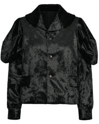 Comme des Garçons - Puff-Sleeve Cropped Jacket - Lyst