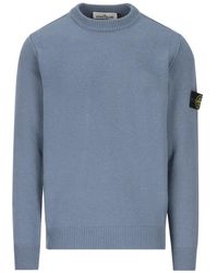 Stone Island - 5100072 Lambswool Sweater - Lyst