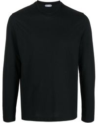 Zanone - Long-sleeved Cotton T-shirt - Lyst