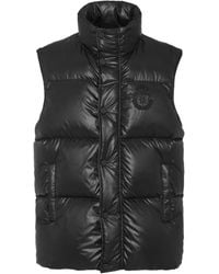 Billionaire - Logo-Embroidered Padded Gilet - Lyst