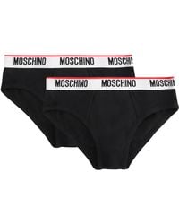 Moschino - モスキーノ ロゴバンド ブリーフ 2枚セット - Lyst