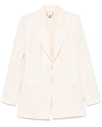 Elisabetta Franchi - ジャカード ジャケット - Lyst