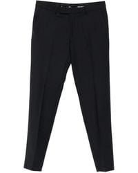 KARL LAGERFELD - Pressed-Crease Tailored Trousers - Lyst