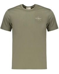 Calvin Klein - Logo-Print Cotton T-Shirt - Lyst