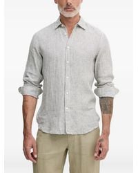 Benetton - Chemise Rayée À Manches Longues - Lyst