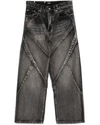 FIVE CM - Tapered-Jeans Mit Kontrasteinsätzen - Lyst