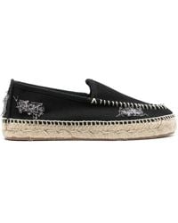 Maison Margiela - Embroidered Canvas Espadrilles - Lyst