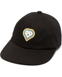 Casablancabrand - Heart Rainbow Cotton Baseball Cap - Lyst