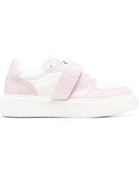 Ganni - Touch-strap Low-top Sneakers - Lyst