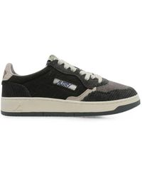 Autry - Baskets Medalist Low En Cuir De Veau Lisse Avec Bout Perforé - Lyst