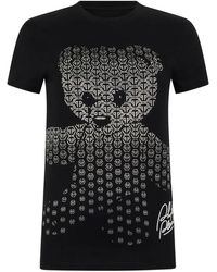 Philipp Plein - Teddy Bear Logo-Detail T-Shirt - Lyst