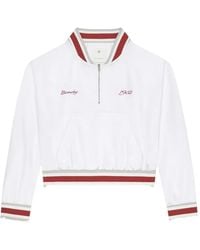 Givenchy - Sweat Zippé À Logo Brodé - Lyst