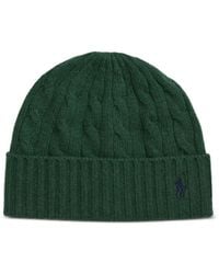 Polo Ralph Lauren - Polo Pony Cable-Knit Beanie - Lyst