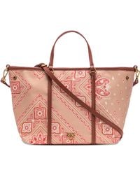 Pinko - Paisley-Print Tote Bag - Lyst