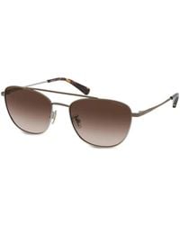 COACH - Double-Bridge Pilot-Frame Sunglasses - Lyst