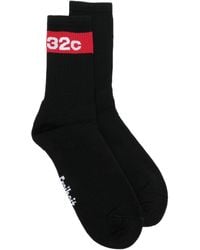 032c - Logo-print Knit Socks - Lyst