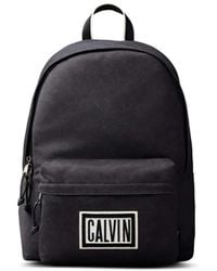Calvin Klein - Logo-Patch Zip-Fastening Backpack - Lyst