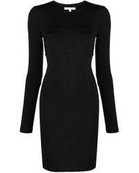Patrizia Pepe - Exposed Stitching Fitted Dress - Lyst