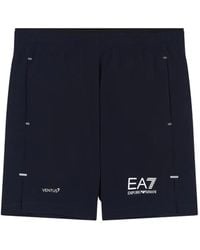 EA7 - Short À Logo Imprimé - Lyst