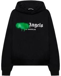 Palm Angels - Spray City Los Angeles Dripping Logo Hoodie - Lyst