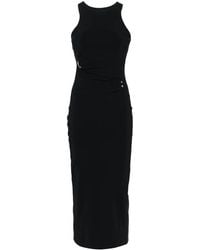 Patrizia Pepe - Piercing-Detail Midi Dress - Lyst