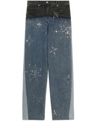3.1 Phillip Lim - Eyelet-detail Straight-leg Jeans - Lyst