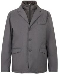 Herno - Padded-Insert Notched-Lapel Jacket - Lyst