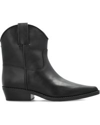 MICHAEL Michael Kors - 40Mm Pointed-Toe Leather Boots - Lyst