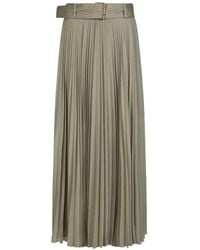 Liu Jo - Long Pleated Skirt - Lyst