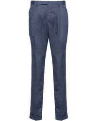 PT Torino - Master Linen Tailored Trousers - Lyst