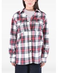 MC2 Saint Barth - Snoopy-Print Tartan Flannel Shirt - Lyst