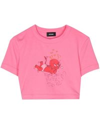 we11done - T-shirt con stampa Doodle Monster - Lyst