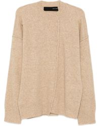 Isabel Benenato - Asymmetric-Seam Crew-Neck Sweater - Lyst