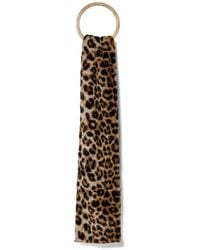 Kurt Geiger - Leopard-Print Scarf - Lyst