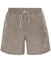 Brunello Cucinelli - Print Swim Short - Lyst