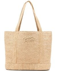 Maison Kitsuné - Rafia Tote Bag - Lyst