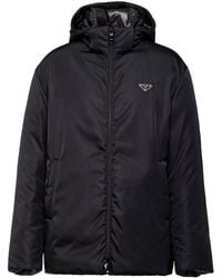 Prada - Re-nylon Hooded Quilted Jacket - Lyst