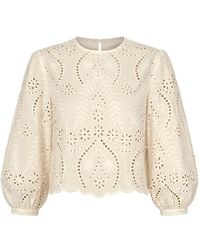 Natalie Martin - Lisa Broderie Anglaise Blouse - Lyst