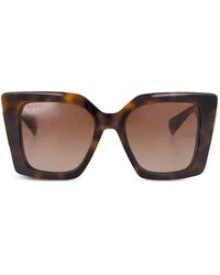 Gucci - Cat-Eye Butterfly-Frame Sunglasses - Lyst