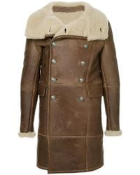 Balmain - Cappotto A Doppiopetto - Lyst