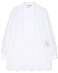 Dice Kayek - Embroidered Cotton Minidress - Lyst