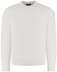Parajumpers - Basic Scoe Quarter-Zip Logo-Patch Sweater - Lyst